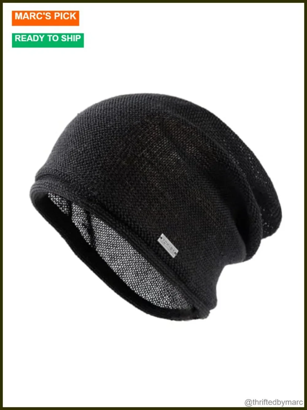 100% Linen Summer Beanie - Cooling Eco-Friendly Fashion Hat